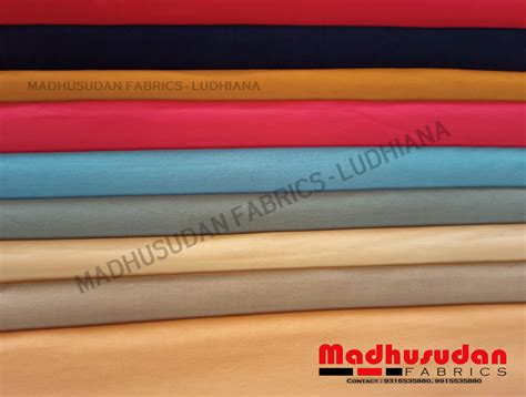 Polyester Cotton Fabric Plain Solids Multicolour At Rs Kg In Ludhiana