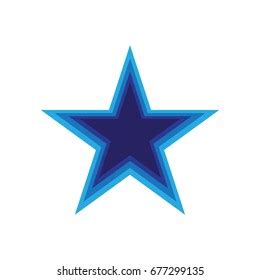 Blue Star Icon Vector Illustration Stock Vector (Royalty Free) 677299135 | Shutterstock