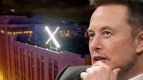 Elon Musk Faces Bill For His Giant Flashing X Sign Dexerto