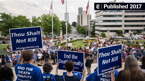 Federal Judge Blocks Arkansas Executions The New York Times