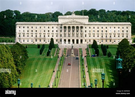 Stormont castle aerial hi-res stock photography and images - Alamy