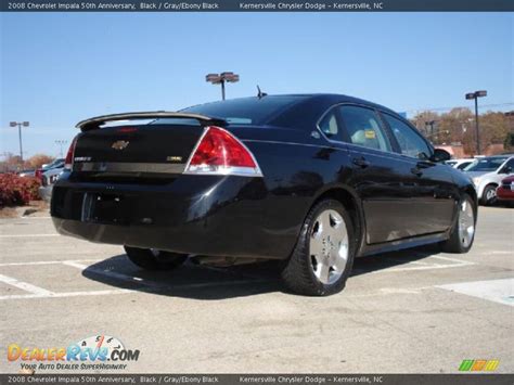 2008 Chevrolet Impala 50th Anniversary Black Grayebony Black Photo 3