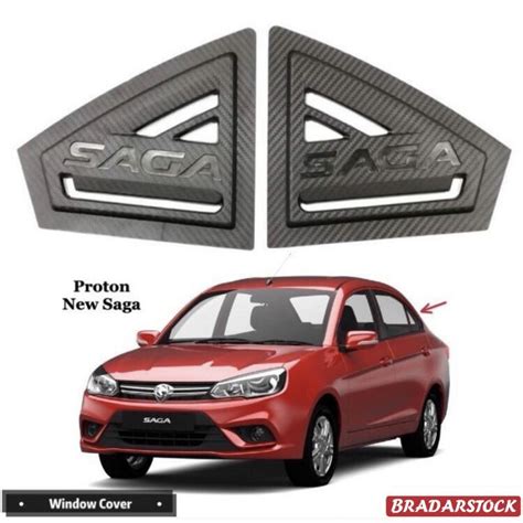 Cover Tingkap Belakang Kereta Carbon Window Cover Axia Viva Wira