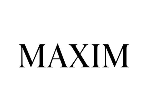 Maxim Black Logo PNG vector in SVG, PDF, AI, CDR format