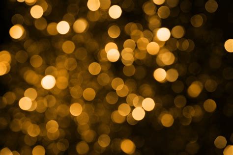 Gold Bokeh Png Image