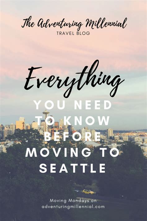 Things To Know Before Moving To Seattle Artofit