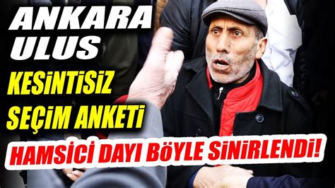 Ankara Ulus ta Kesintisiz 2023 Cumhurbaşkanlığı Seçim Anketi YouTube