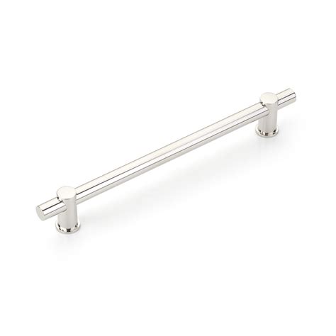 Polished Nickel Fonce Round T Bar Cabinet Knobs And Drawer Pulls