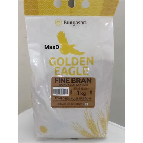 Jual Tepung Kulit Gandum Bungasari Golden Eagle Fine Bran Kg Shopee