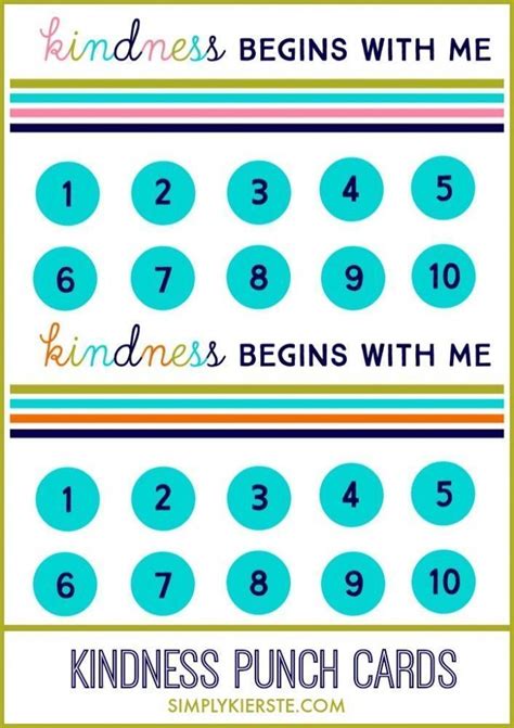 Printable Punch Cards