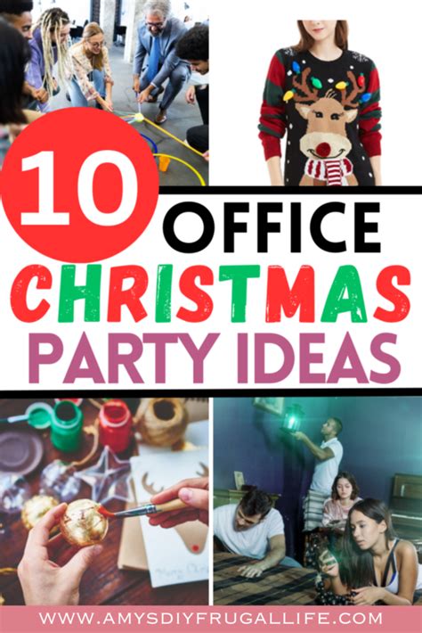 10 Creative Office Christmas Party Ideas To Spark Holiday Cheer Amys Diy Frugal Life