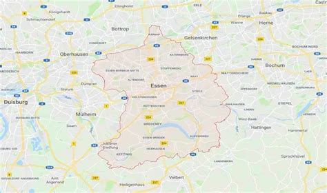 Essen Germany Map - Germany Travel Guide