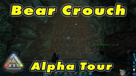 Alpha Base Tour The Center Bearn Crouch Cave Ark Pvp Basetour YouTube