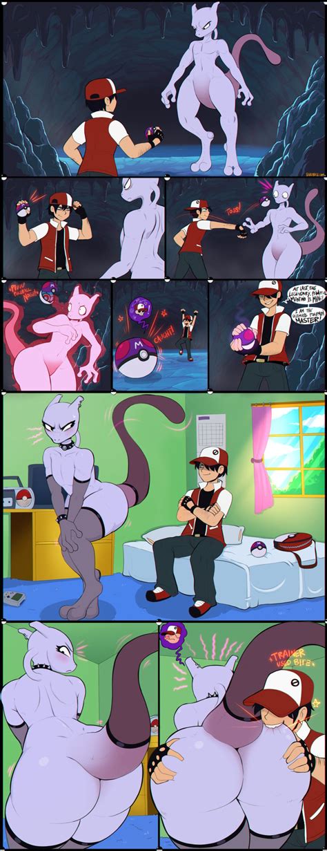 Rule 34 Anthro Ass Big Ass Comic Crossdressing Femboy Male Male Only Mewtwo Pokeball Pokemon