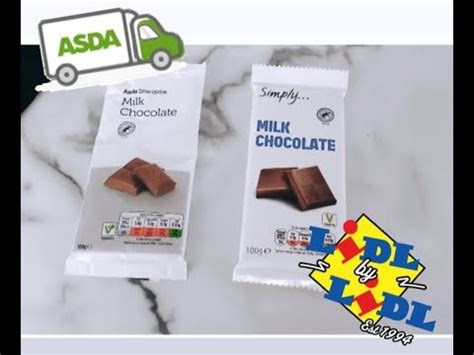 Asda Smart Price Chocolate Vs Lidl Simply Chocolate Calories Sugar