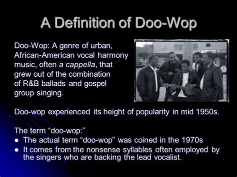 Doo Wop Vocal Group – Telegraph