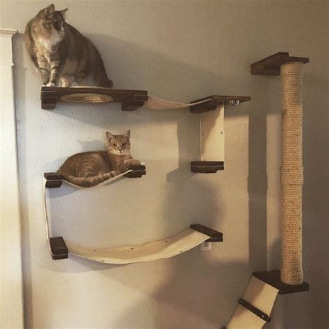 Cat Escape Hatch Shelf 18 Inch Cat Wall Mounted Shelf Cat Shelves Cat