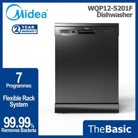 MIDEA Free Standing Dish Washer WQP12 5201F WQP125201F Shopee