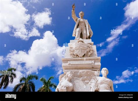 Statue of José Martí Parque central La Habana La Havana Cuba