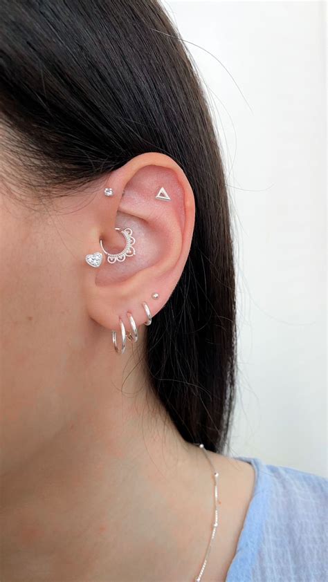 Piercing Cora O Cravejado Em Prata