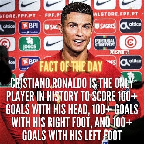 CR7🐐🇵🇰/🇺🇸 on Instagram: “Did you know: Cristiano Ronaldo is the only player in history to score ...