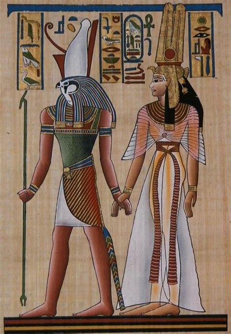 Horus Queen Nefertari Ancient Egypt Art Ancient History Art History