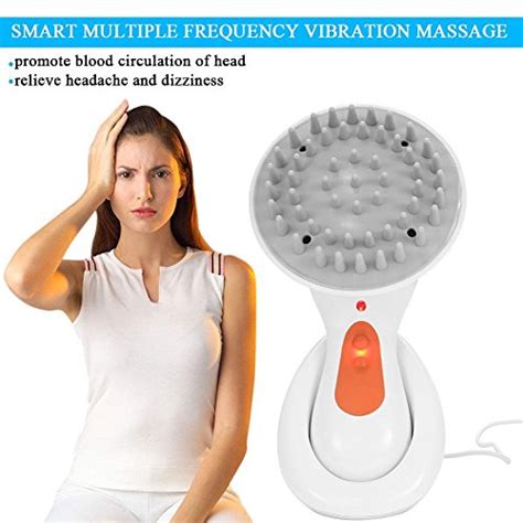 Electric Head Massaging Brush Waterproof Vibration Hair Scalp Comb For