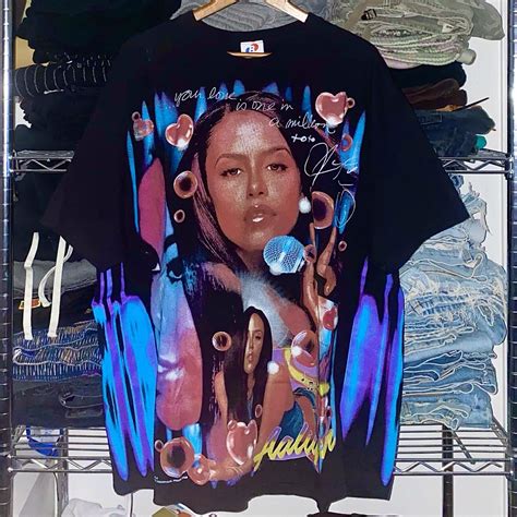 90s Inspired Aaliyah Hot Like Fire Backstock Co Doubl Gem