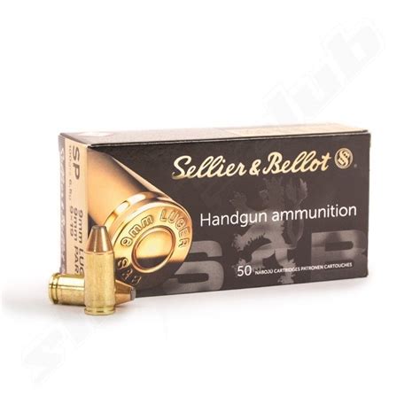 Sellier Bellot Mm Luger Sp Grs Teilmantel Patronen