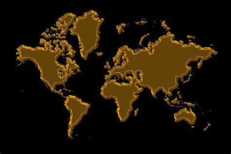 +25 World Map Wallpaper Gold Ceremony – World Map With Major Countries