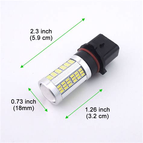 Xenon White P13W 102 SMD LED Bulbs Fit For Audi A4 Q5 Daytime Running