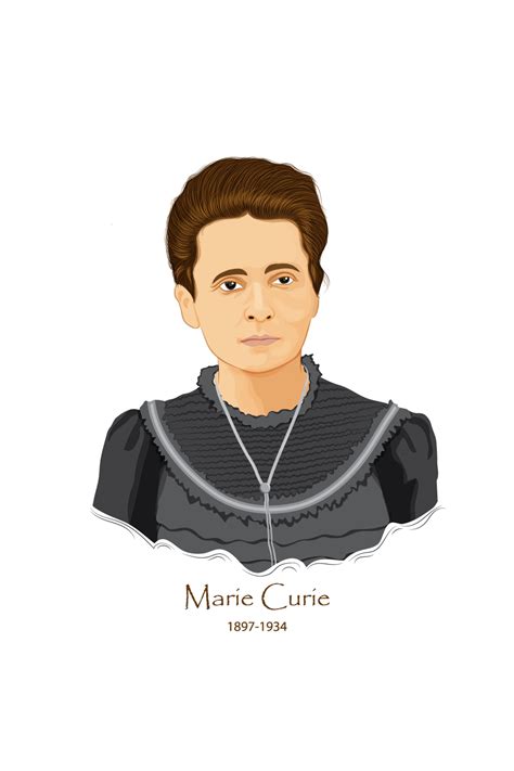 Marie Curie famous scientist in chemistry and physics, pioneer in ...