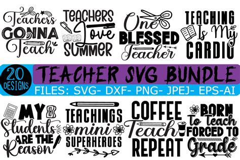 Teacher Svg Bundle Bundle · Creative Fabrica