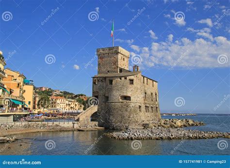 Rapallo Castle, Genoa / Italy. Editorial Photo - Image of fortified ...