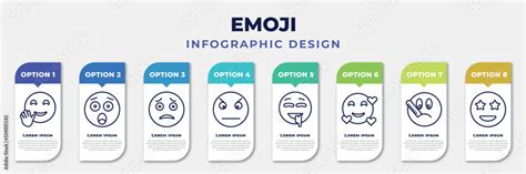 infographic template with icons and 8 options or steps. infographic for ...