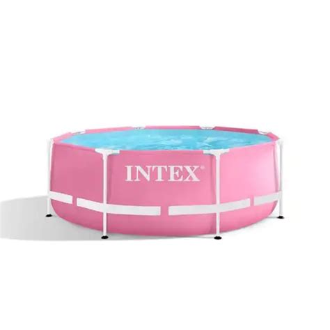 Bazén Pink Metal Frame 244x76 cm INTEX COMPANY