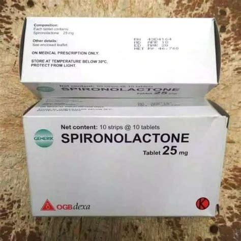 Jual SPIRONOLACTONE OGB DEXA MEDICA 100 MG BOX 100 TABLET Di Seller