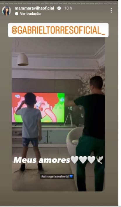 Mara Maravilha Mostra Filho Na Sua Cobertura O Pai Amores