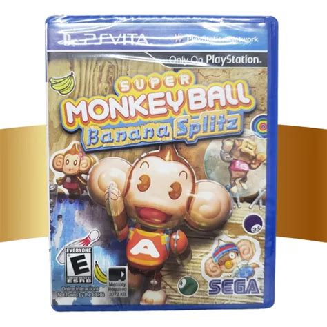 Jogo Super Monkey Ball Banana Splitz Ps Vita Novo Lacrado Frete grátis