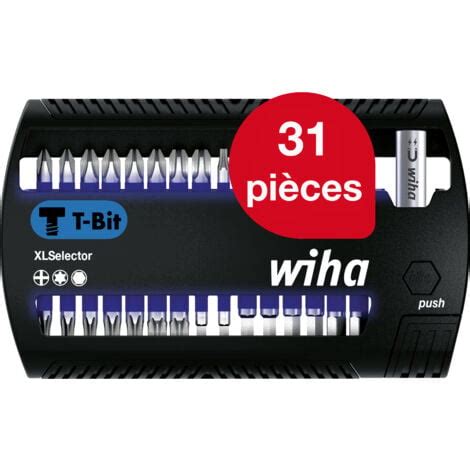 Wiha Jeu D Embouts Xlselector Pi Ces I Embout En T Mm Ph Torx