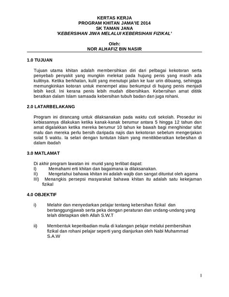 Kertas Kerja Khatan Riset