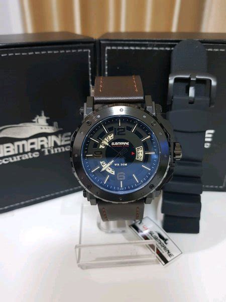 Jual Jam Tangan Pria Original Submarine Bonus Tali Cadangan Di Lapak