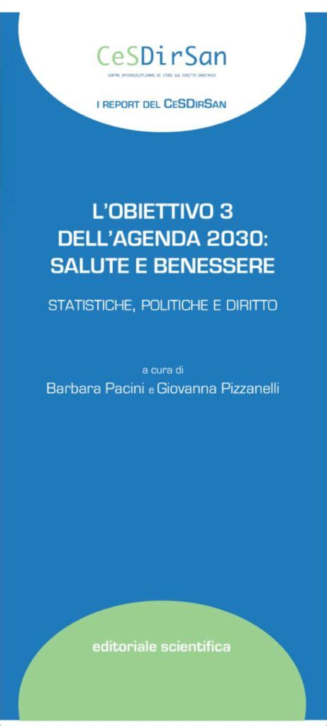 L'OBIETTIVO 3 DELL'AGENDA 2030: SALUTE E BENESSERE. STATISTICHE ...