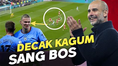 Reaksi Decak Kagum Dari Pep Guardiola Untuk Erling Haaland Dan Kevin De