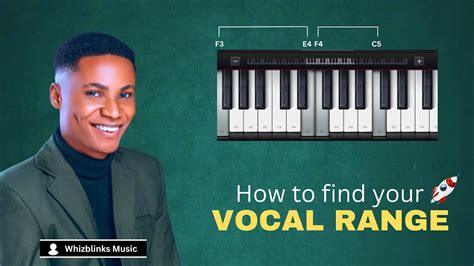 How To Find Your Vocal Range Youtube