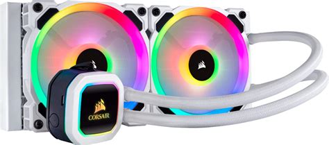 Customer Reviews Corsair Hydro Series H100i Rgb Platinum Se Liquid Cpu Cooler White Cw 9060042