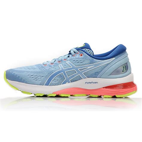 Asics Gel Nimbus 21 Women S Running Shoe Heritage Blue Lake Drive