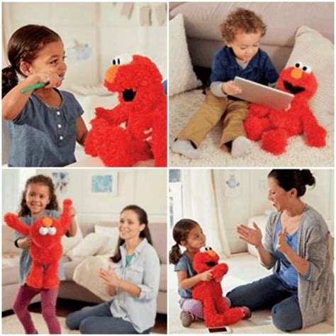 Sesame Street Elmo Playskool Love2learn Love 2 Learn Doll Friends Talks Sings 1899899509