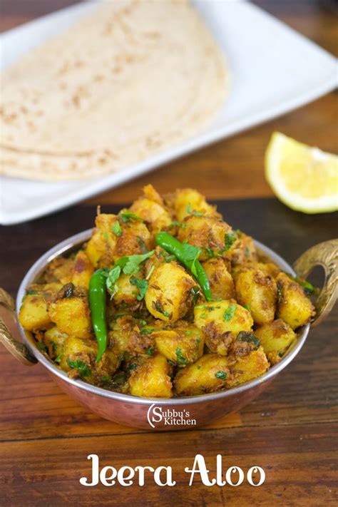 Jeera Aloo Recipe Aloo Jeera Recipe Subbus Kitchen