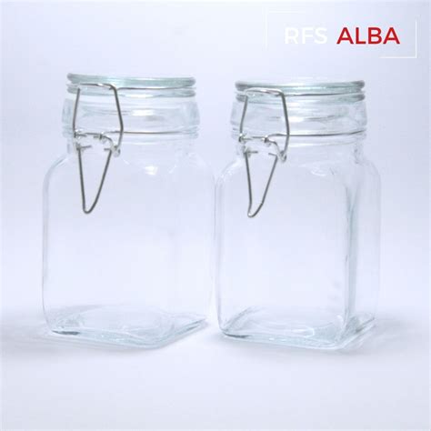 Airtight Square Glass Jar 2 Pcs 250 Ml Shopee Philippines